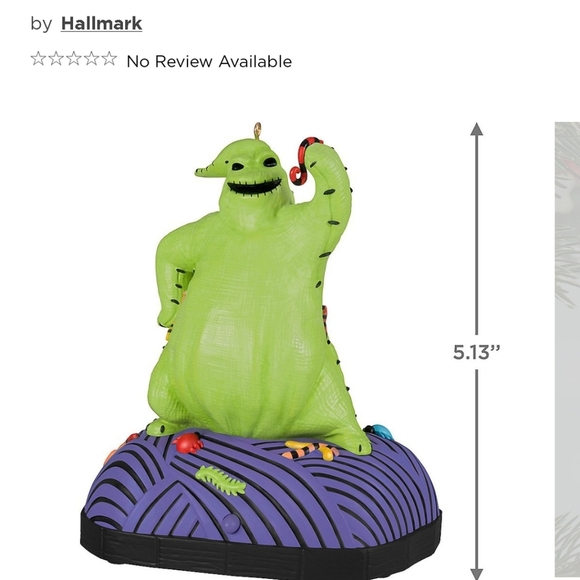 Hallmark NBC nightmare before Christmas disney oogie boogie sound motion Nwt - Picture 3 of 6